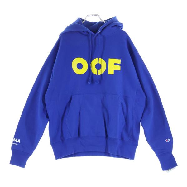 CHAMPION チャンピオン ×MOMA Ed Ruscha OOF ×モマ プリントプルオーバー...