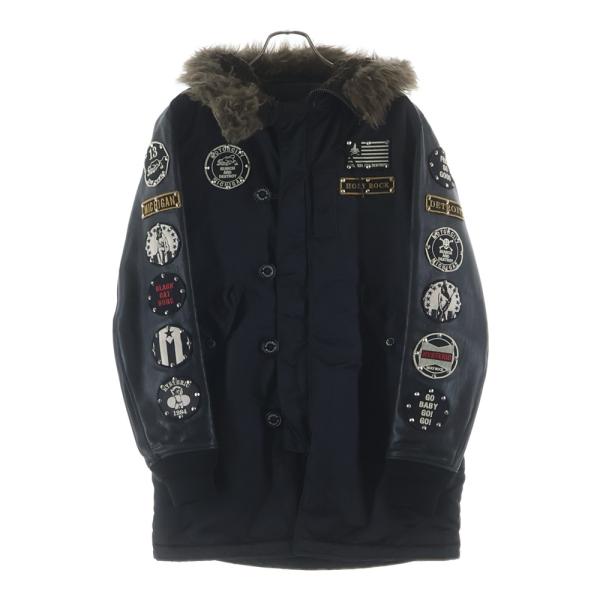 HYSTERIC GLAMOUR ヒステリックグラマー N-3B LEATHER SLEEVE JA...