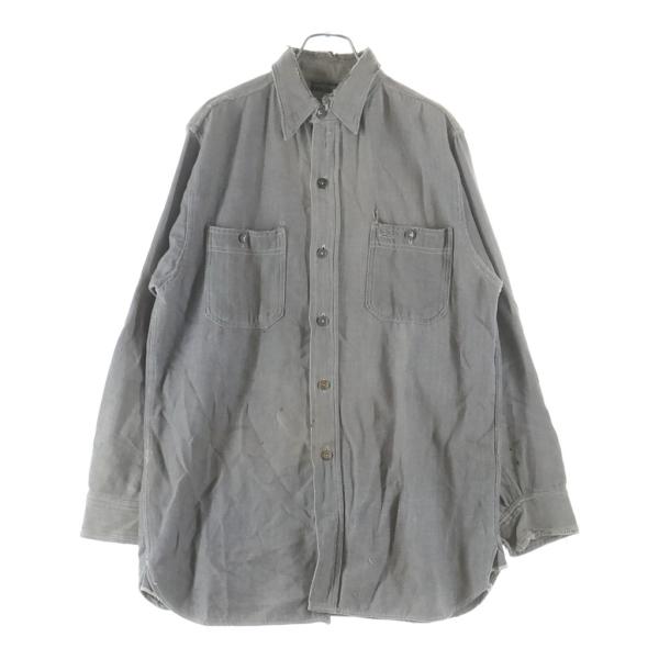 VINTAGE ヴィンテージ 30-40S MONTGOMERY WARD CHAMBRAY WOR...