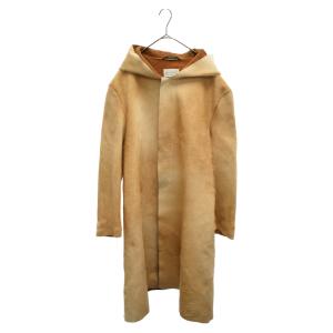 Martin Margiela 10 マルタンマルジェラ 14AW フード付きカウレザーハラコロングコートS30AM0288 SX8834｜shopbring