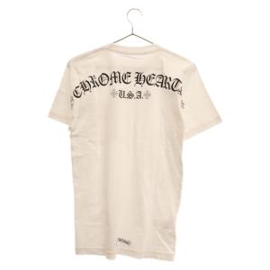 CHROME HEARTS クロムハーツ CH ARCH USA BACK PRINT S/S TEE CHアーチロゴ バックプリントロゴ 半袖Tシャツ カットソー ホワイト｜shopbring