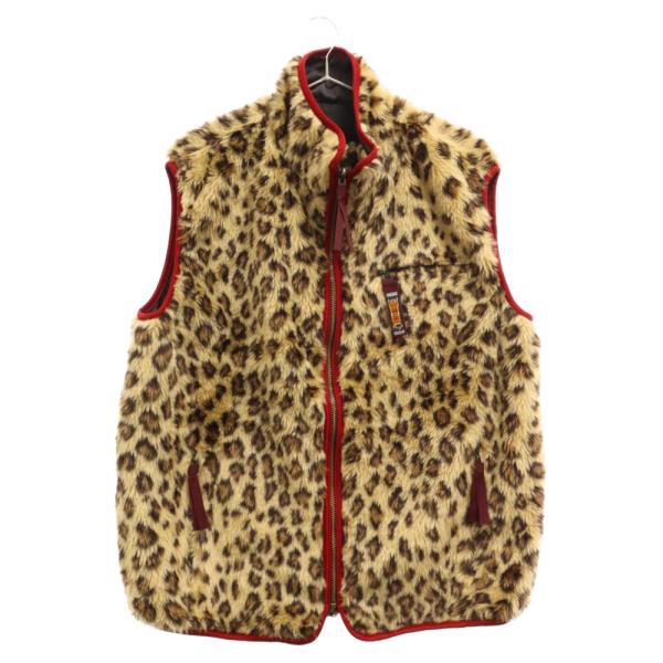 KAPITAL キャピタル Leopard Pattern Boa Fleece Reversibl...