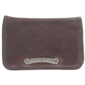 CHROME HEARTS クロムハーツ CARD CASE 2ポケット レザーカードケース 財布 ブラウン｜shopbring