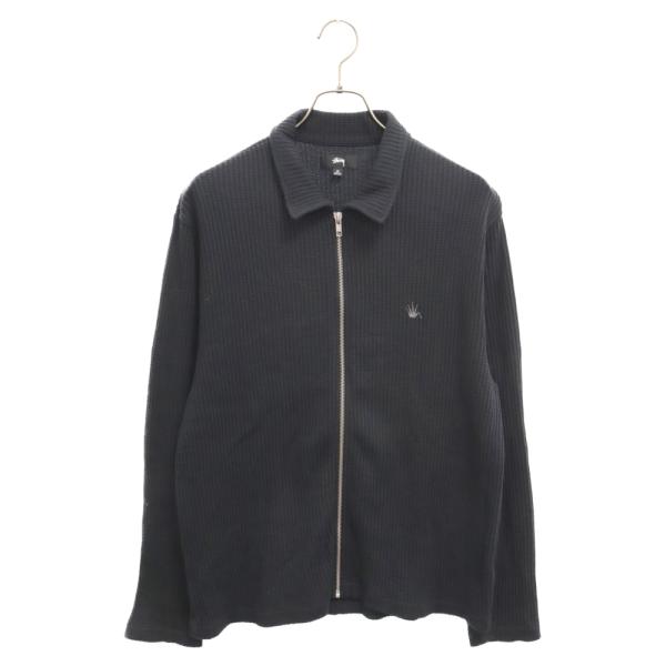 STUSSY ステューシー 23AW BIG THERMAL ZIP SHIRT サーマルジップアッ...