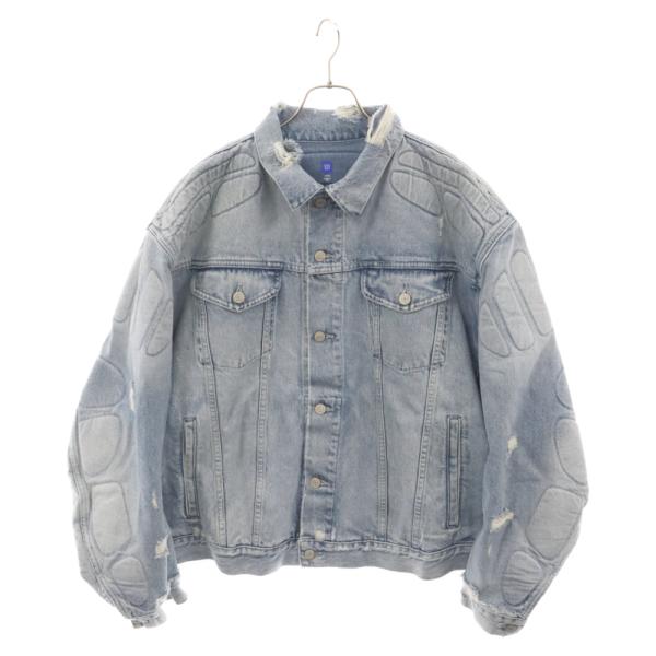 イージー ギャップ エンジニアードバイ バレンシアガ PADDED DENIM JACKET パデッ...