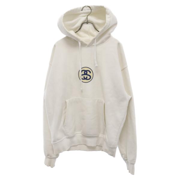 STUSSY SS Link Hooded Sweat 1924825 SSロゴプリント プルオーバ...