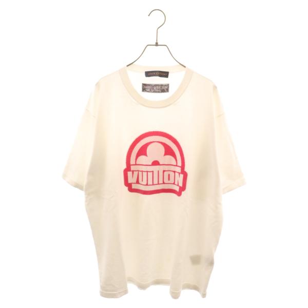 LOUIS VUITTON 23AW コットンショートスリーブクルーネック半袖Tシャツ RM232M...