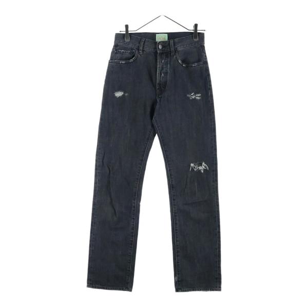 Aries アリエス LILLI JEANS セルヴィッジデニムジーンズ レディース ダメージ加工ボ...