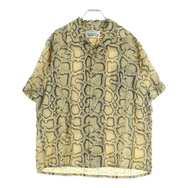 WACKO MARIA ワコマリア PYTHON HAWAIIAN SHIRT パイソンプリント 開...