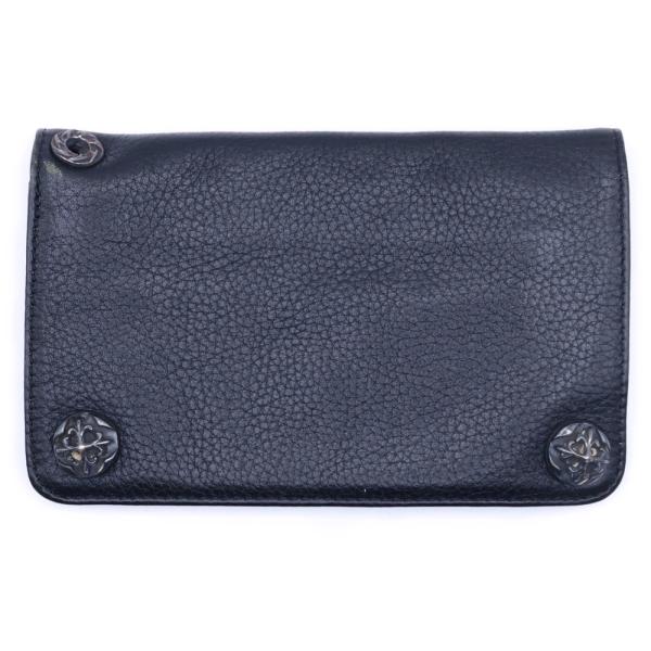 A&amp;G エーアンドジー 2SNAP WALLET 2つ折り財布 レザーウォレット ブラック