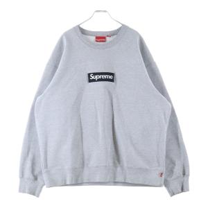 SUPREME シュプリーム 22AW Box Logo Crewneck ボックスロゴ クルーネック スウェット トレーナー グレー