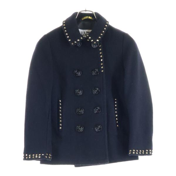 SCHOTT ショット U.S.740N PEA JACKET ピージャケット レディーススタッズ装...