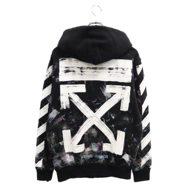 OFF-WHITE オフホワイト 21SS Galaxy Brushed Zip Up Hoodie...
