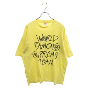 SUPREME シュプリーム 01SS ×STUSSY ステューシー World Famous Tee 