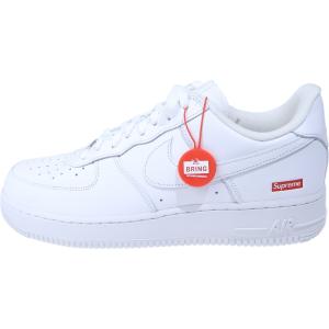 NIKE ナイキ ×SUPREME AIR FORCE 1 LOW SP シュプリーム エアフォース1 ローカットスニーカーシューズ ホワイト US11/29cm CU9225-100