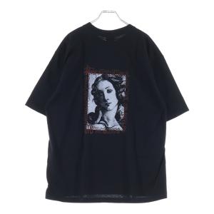 STUSSY ステューシー ×JUNYA WATANABE MAN VENUS T-SHIRT ヴィーナス フロントプリント 半袖Tシャツ カットソー ブラック WRーT903-100