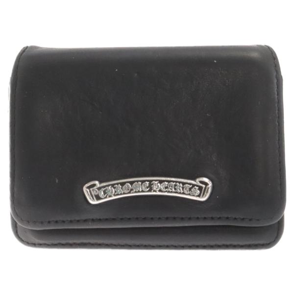 CHROME HEARTS クロムハーツ CARD CASE 3ポケット レザー カードケース 名刺...