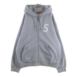 SUPREME シュプリーム 23AW S Logo Zip Up Hooded Sweatshirt エスロゴ ジップアップスウェットパーカー フーディー グレー