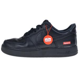 NIKE ナイキ ×SUPREME AIR FORCE 1 LOW CU9225-001 シュプリーム エアフォースワン ローカットスニーカー ブラック US8.5/26.5cm