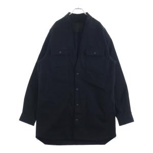 リックオウエンス ダークシャドウ 22AW CUT OUT JUMBO OUTERSHIRT カットアウトジャンボアウターシャツ デニムジャケット RR02B2705-HBLKJP