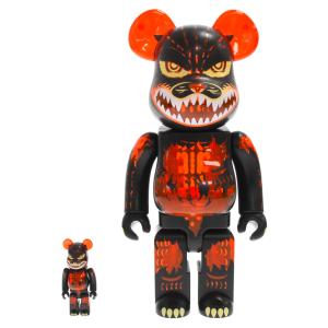 メディコムトイ BE@RBRICK ゴジラVSデストロイア版 ゴジラ(メルトダウン：クリアオレンジV...