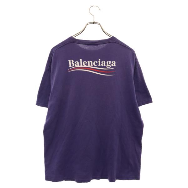 BALENCIAGA バレンシアガ 19SS キャンペーンロゴプリント半袖Tシャツ 508203 T...