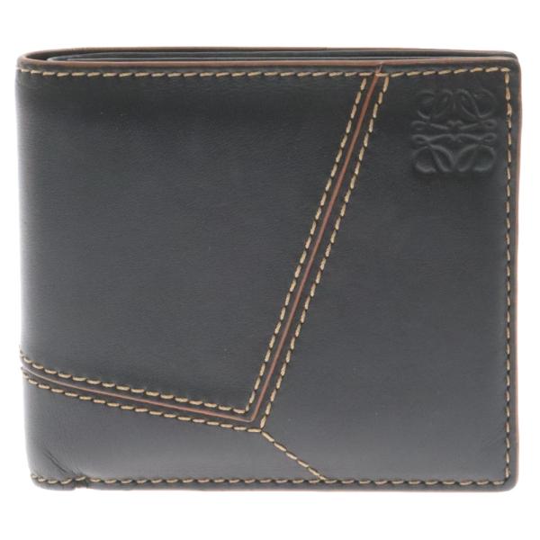 LOEWE ロエベ Puzzle Stitches Bi-Fold Coin Wallet C510...