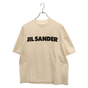 JIL SANDER ジルサンダー FRONT LOGO S/S TEE JSMU707045 フロントロゴ プリント半袖Tシャツ カットソー ホワイト｜shopbring