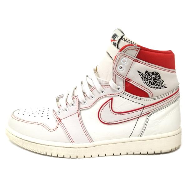 ナイキ AIR JORDAN1 RETRO HIGH OG Sail/University Red ...