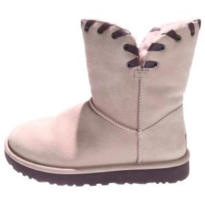 UGG アグ Aidah ハイカットムートンブーツ ピンク US8/25cm 1018627 レディース