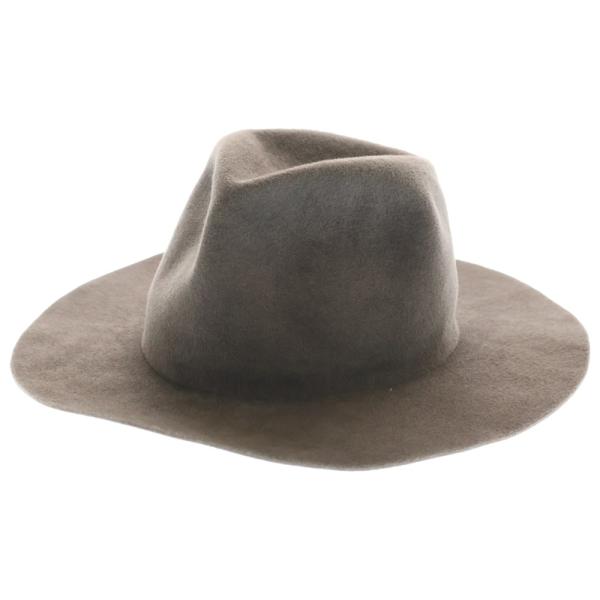 UNUSED アンユーズド RABBIT FUR HAT UH0365 ラビットファーハット ブラウ...