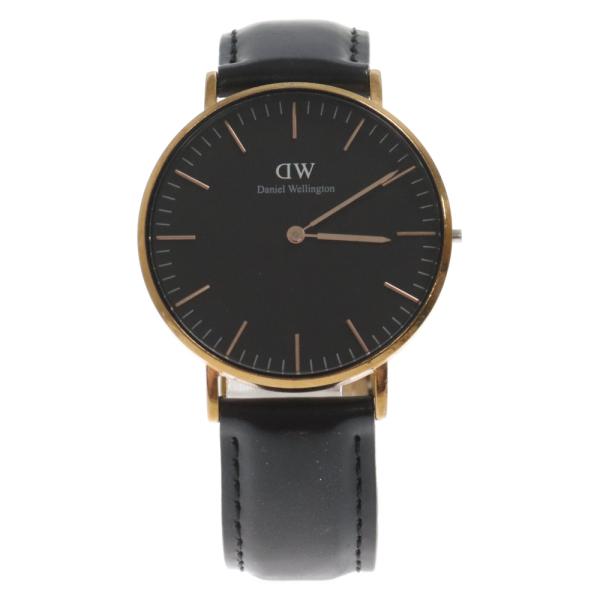 Daniel Wellington ダニエルウェリントン CLASSIC B36R5 黒文字盤 アナ...