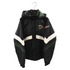 SUPREME シュプリーム 19SS×ナイキ Hooded Sport Jacket フーデッドスポーツジャケット ジップアップブルゾン ブラック/グリーン｜shopbring