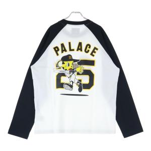 パレススケートボーズ Hanshin Tigers Raglan Longsleeve 阪神タイガース ラグランロングスリーブ 長袖カットソー ブラック/ホワイト
