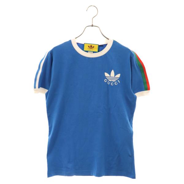 GUCCI グッチ ×adidas Trefoil Print T-shirt 691637 XJE...