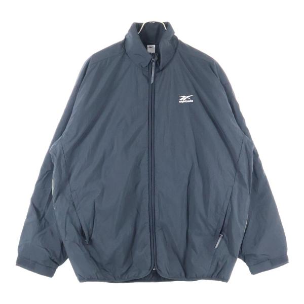 Reebok リーボック フロントロゴ刺繍ナイロンジャケット HF5395 ブラック