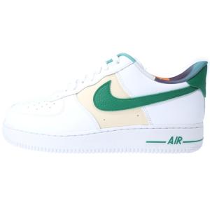 NIKE ナイキ AIR FORCE 1 07 LV8 EMB DM0109-100 エアフォース1 ローカットスニーカー US11.5/29.5cm ホワイト/グリーン