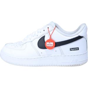 NIKE ナイキ ×SUPREME AIR FORCE 1 LOW CU9225-102 エアフォース1 ローカットスニーカー US10/28.0cm ホワイト/ブラック