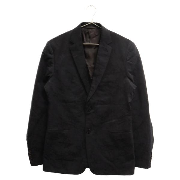 LOUIS VUITTON ルイヴィトン フラワー総柄 テーラードジャケット ブラック RM111-...