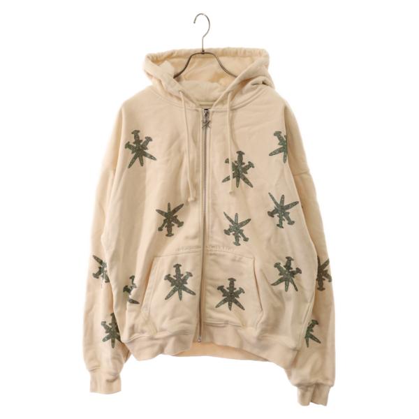 UNKNOWN アンノウン DAGGR RHINESTONE ZIP HOODIE ダガー ラインス...