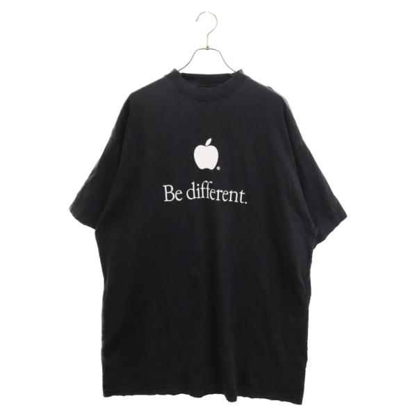 BALENCIAGA バレンシアガ 22AW Be different刺繍Tシャツ 712398 T...
