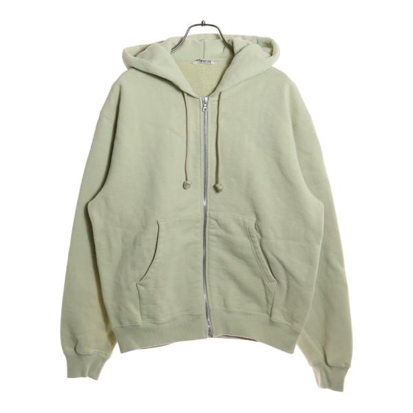 AURALEE オーラリー ヘビーウェイト ジップアップ フーディパーカー A24SP05BU モス...