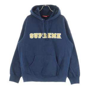 SUPREME シュプリーム 18AW The Most Hooded Sweatshirt ザモストフーデットスウェットシャツ プルオーバーパーカー ネイビー