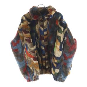 SUPREME シュプリーム 22AW Multicolor Faux Fur Bomber Jacket フェイクファー ジップアップ ボンバージャケット マルチ