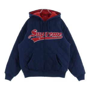 SUPREME シュプリーム 25AW Quilted Zip Up Hooded Sweatshirt キルティングジップアップフーディ ネイビー