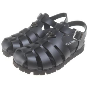 PRADA プラダ Rubber fisherman sandals ラバー フィッシャーマンサンダル 2X3160 ブラック 7