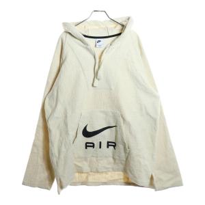NIKE ナイキ 22SS × STUSSY NRG PULLOVER HOODIE DO5306-120 ステューシー ロゴプリント プルオーバーパーカー アイボリー