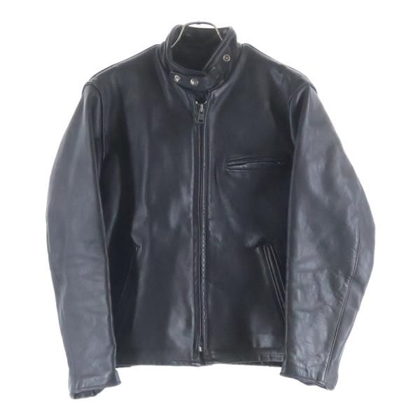 SCHOTT ショット 641 ボアライナー付き シングルライダースジャケット ブラック