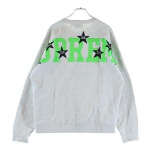 SUPREME (シュプリーム) 20SS Stars Crewneck バックスター クルーネック スウェット トレーナー グレー/グリーン