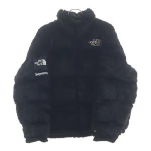 SUPREME シュプリーム 20AW×THE NORTH FACE Faux Fur Nuptse Jacket ×ザ ノースフェイス ファーヌプシジャケット ND920011 ブラック